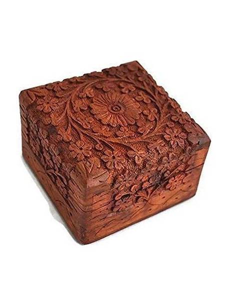 LyqArt Wooden Jewellery Box | Jewel Organizer | Multipurpose Box for Women | Storage Box | Jewellery Case Organizer | Jewellery Storage organizer | Gift Item Jewellery and Makeup Vanity Box
