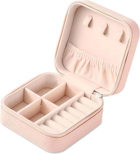 chidakash Jewellery Case, Earring Organizer Box, Mini Jewellery Box,Portable Jewelry Box JEWELERY Vanity Box