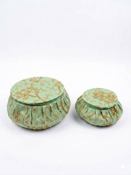 3P Homes Innovate Matki Shape Bangle Box (Variation 1, Pack of 2) Jewellery Box Vanity Box