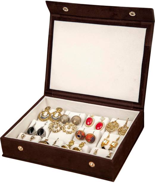 atorakushon Travelling Vanity Jhumka Earrings Cosmetic Necklace Jewellery Wardrobe Organizer for Woman jewellery box Vanity Box