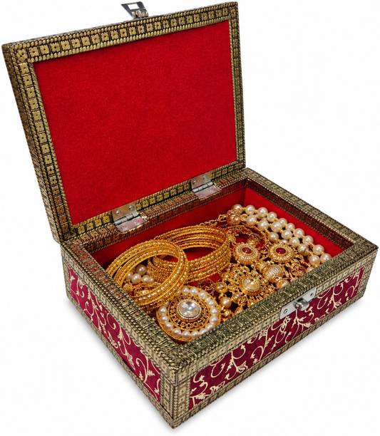 Balaji Mart Elephant Design Jewellery Box Jewellery Storage & Organization Vanity Box