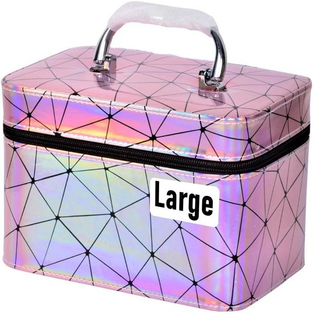 क्विक शेल MEDIUM SIZE VANITY BOX FOR COSMETICS,MAKEUP & JEWELLERY मेकअप , कॉसमेटिक्स और ज्वेलरी वैनिटी बॉक्स