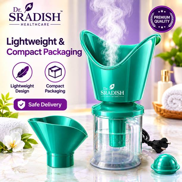 DR. SRADISH Facial Steamer for Face Spa at Home Nano Steam Deep Cleansing & Skin Hydration Vaporizer