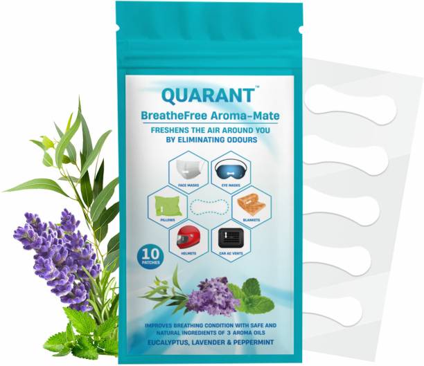 QUARANT BreatheFree 100% Natural Vapour Patch, Improves Breathing Conditions, Pack of 10 Vaporizer