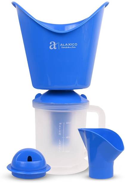 Alaxico Steam Vapouriser | Face Steam Inhaler | Plastic Body Design | Blue Vaporizer