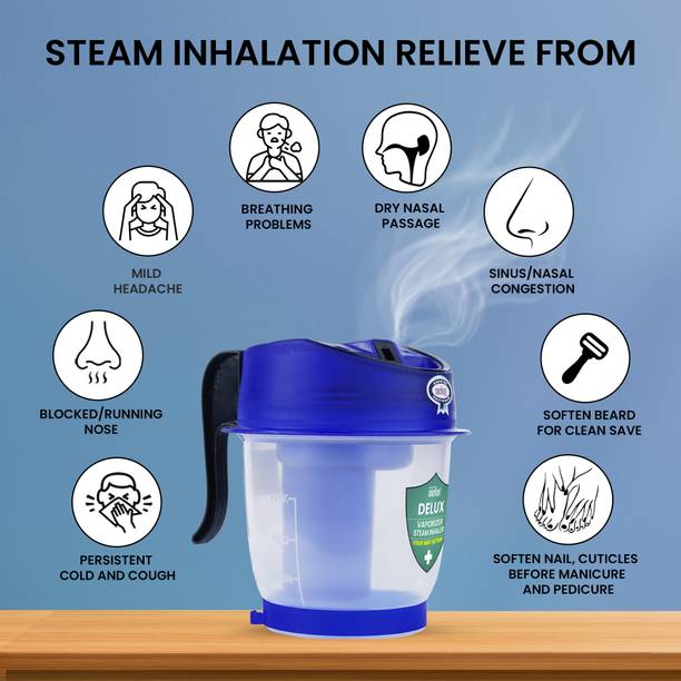 CRESCENT Delux Vaporizer Steam Inhaler 4 Way Action, Vaporizer / Facial Steamer Vaporizer