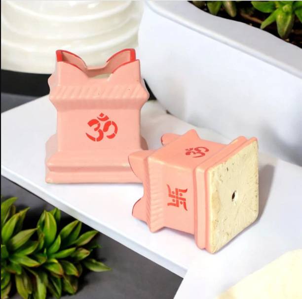 The Potter Ceramic Tulsi Planter Pots Flower Pot Drainage Hole Plant Indoor Outdoor Plant Container Set