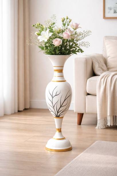 KOHENOORT Room Corner Iron Tall Flower Vase For Home Decoration Item Iron Vase