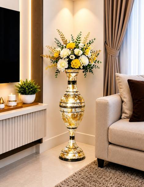 Shefar Room Corner Iron Tall Flower Vase Iron Vase