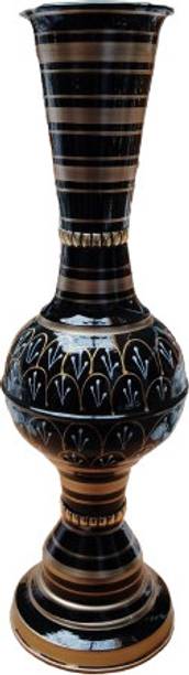 Procyon Iron Vase (24 inch, Black) Iron Vase