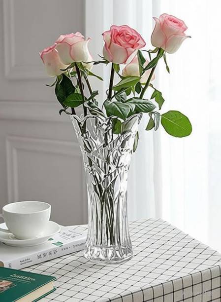 Betlex Home Decorative Flower Vases for Home Decor, Side Corners, Glass Vase
