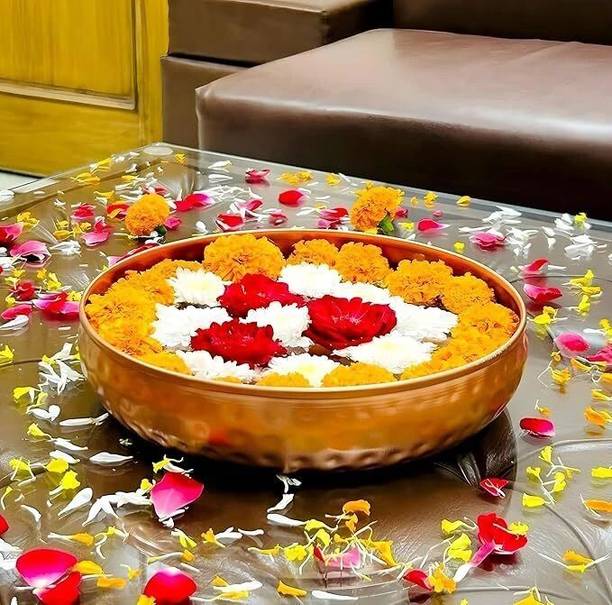 NW Creation Round Iron Vase