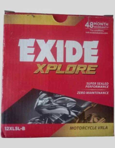 EXIDE 12XL2.5 2.5 Ah Battery for Bike
