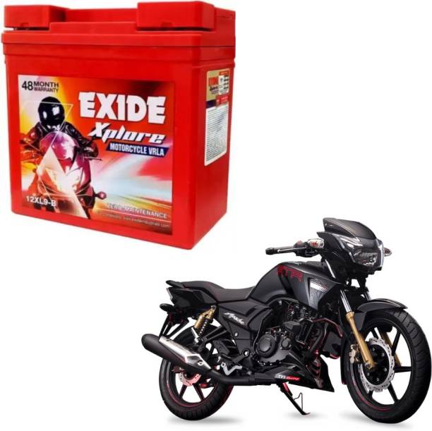 EXIDE Xplore 9lb Battery for Apache 180 RTR 9 Ah Battery for Bike