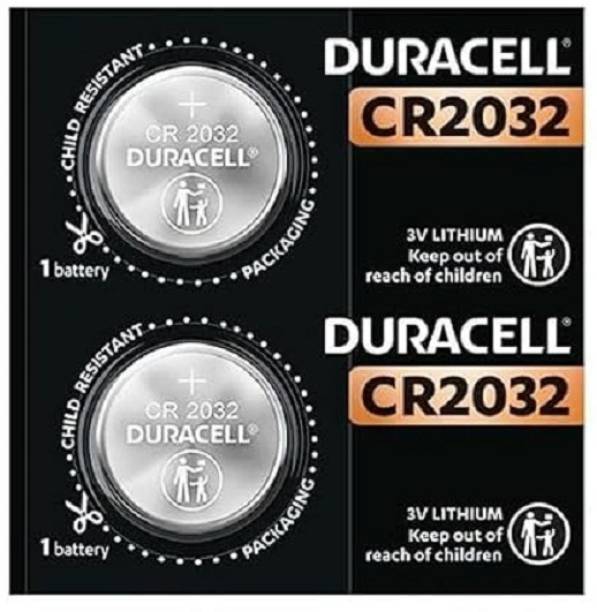 Micro duracell coin Battery CR2032 3v use of Calculators,Watch,temp bottle(Pack 2 pcs) 110 Ah Battery for Bike