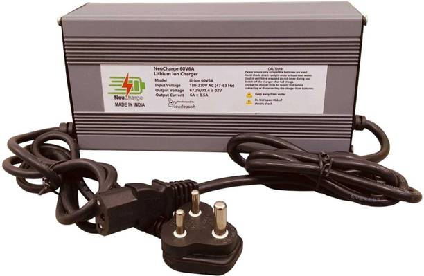 JTAG 60V 6amp 67.2 cut off voltage with aluminum body scooty charger 34 Ah Battery for Bike