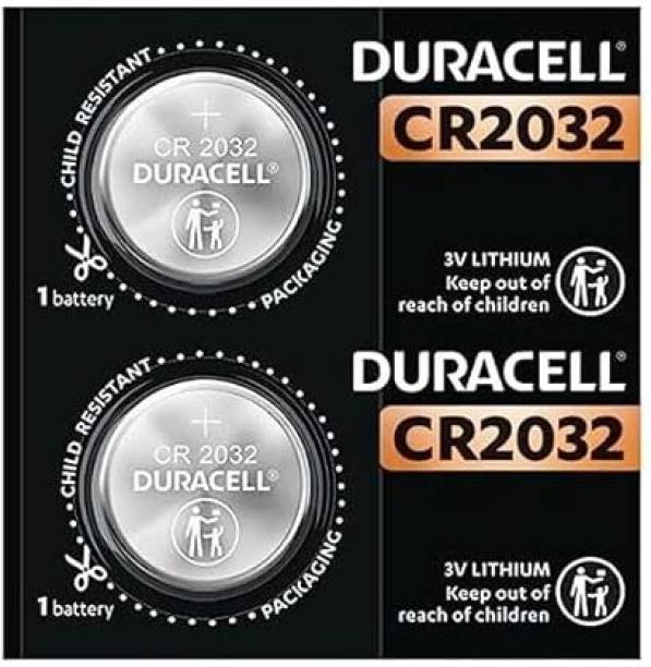 Micro DURACELL CR2032 3v Battery use of Calculators,Watch,temp bottle(Pack of 2 p) 110 Ah Battery for Bike