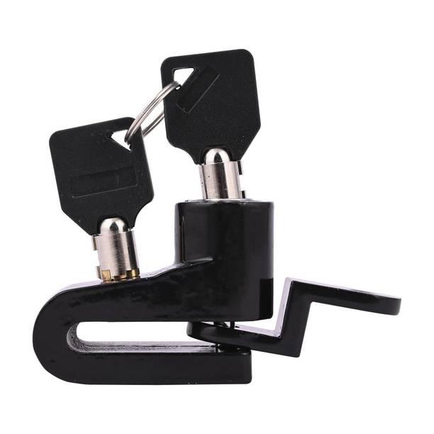 motards Compact Bike Locker for Two Wheeler, Disc Lock Mini Bicycle & Motorcycle Disc Brake Lock Security Pack of1 Disc Lock