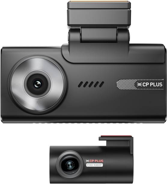 CP PLUS 4K 2 Ch Dashcam, ADAS, Built-in GPS, Touchscreen & Supports 1 TB Storage In-car Camera System