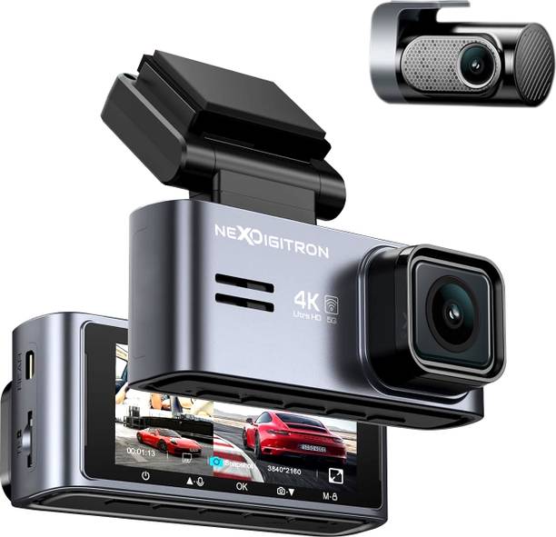 नेक्सडिजिट्रॉन Prime Plus 2CH DashCam, 4K+FHD, IMX415, GPS Logger, IMX415, 5G WiFi, Upto 256GB PRIME PLUS 2CH व्हीकल कैमरा सिस्टम