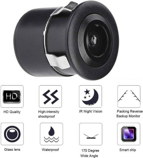 मोडोरवी Car Android Monitors - Enhance Fisheye Lens AHD 1080P Car Reverse Camera व्हीकल कैमरा सिस्टम