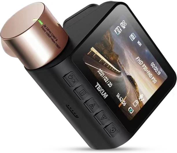 TEXUM Dashcam 1080P Full HD,Built-in Wi-Fi,Emergency Recording,G-Sensor Reverse Assist Camera System