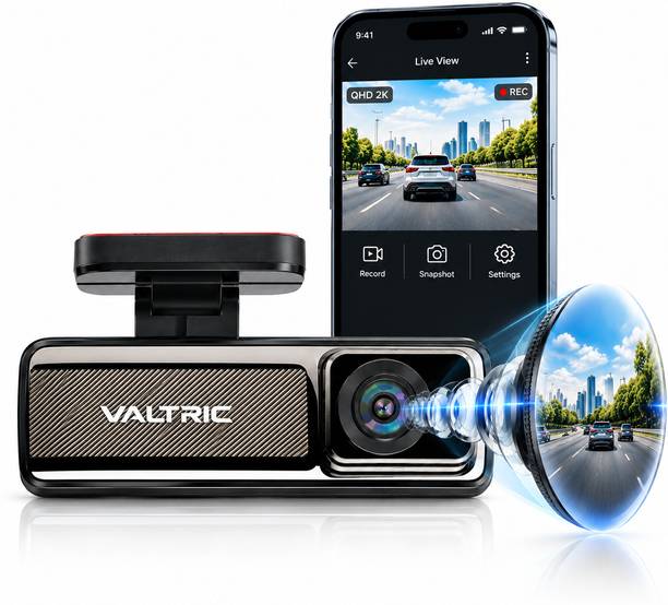VALTRIC 2K HD Car Dash Camera with WiFi&App