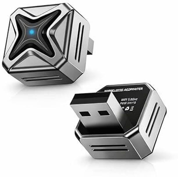 Nakman jewellery 2-in-1 Carplay Adapter Convert Wired to Wireless for Cars with Extension Cable Hardwire Kit