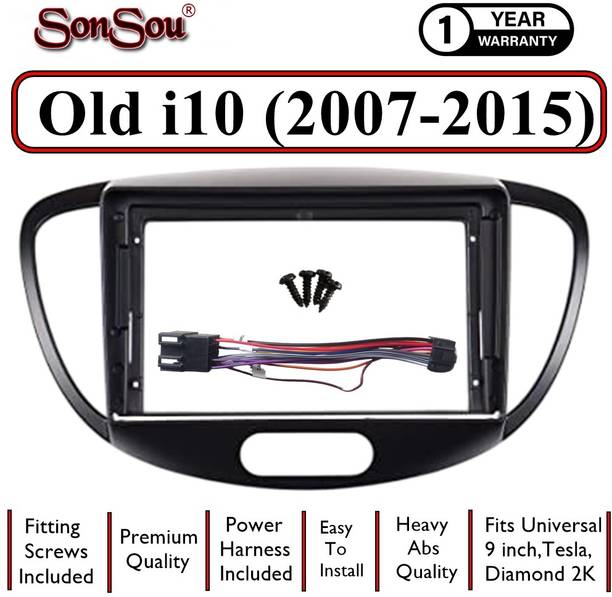 SONSOU Old i10 9 inch car stereo frame for car android old i10(2007-2015) Media Player Frame
