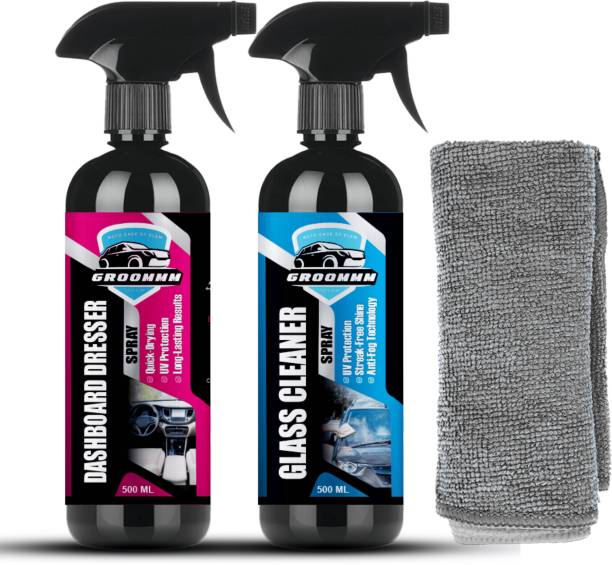 ELEM Groommm Car Interior Cleaner & Liquid Vehicle Glass Cleaner