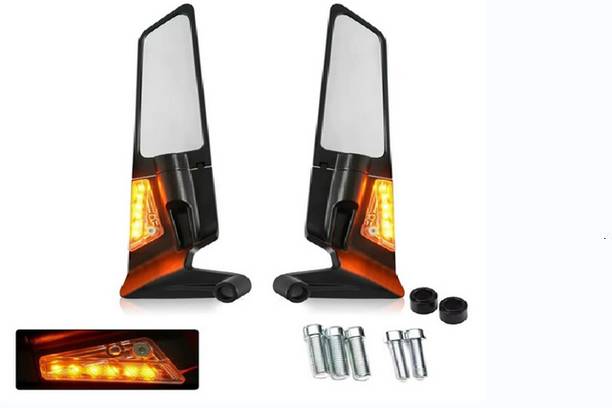 PRTEK Front, Side LED Indicator Light for Universal For Bike Tavera