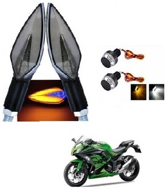 PECULIAR ZONE Front, Rear, Side LED Indicator Light for Bajaj, Hero, Honda, TVS, Suzuki, Universal For Bike Universal For Bike