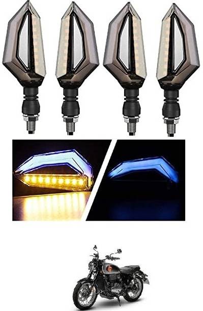 PECULIAR ZONE Front, Rear, Side LED Indicator Light for Bajaj, Hero, Honda, TVS, Suzuki, Universal For Bike Universal For Bike