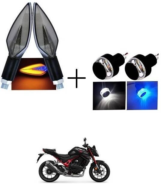 PECULIAR ZONE Front, Rear, Side LED Indicator Light for Bajaj, Hero, Honda, TVS, Suzuki, Universal For Bike Universal For Bike