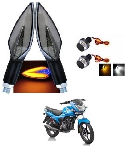 PECULIAR ZONE Front, Rear, Side LED Indicator Light for Bajaj, Hero, Honda, TVS, Suzuki, Universal For Bike Universal For Bike