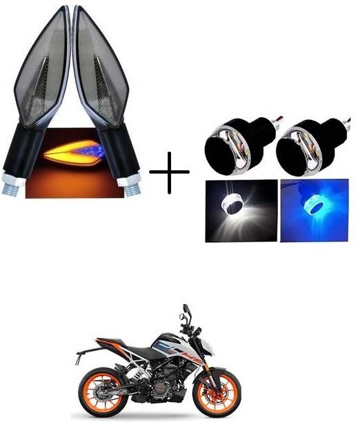 PECULIAR ZONE Front, Rear, Side LED Indicator Light for Bajaj, Hero, Honda, TVS, Suzuki, Universal For Bike Universal For Bike