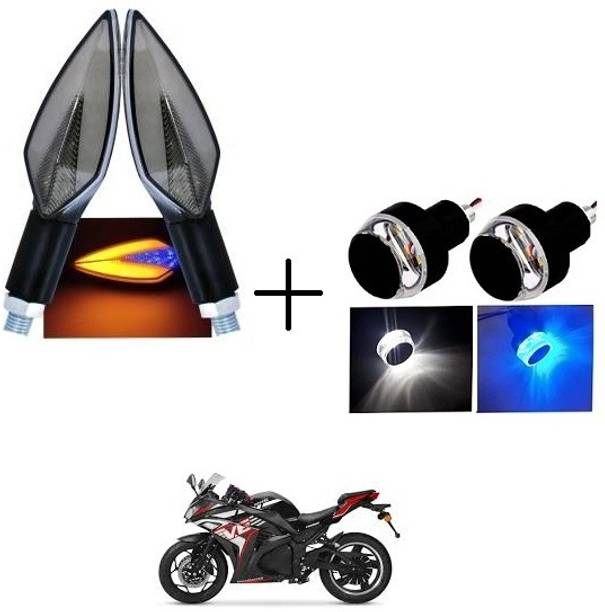PECULIAR ZONE Front, Rear, Side LED Indicator Light for Bajaj, Hero, Honda, TVS, Suzuki, Universal For Bike Universal For Bike