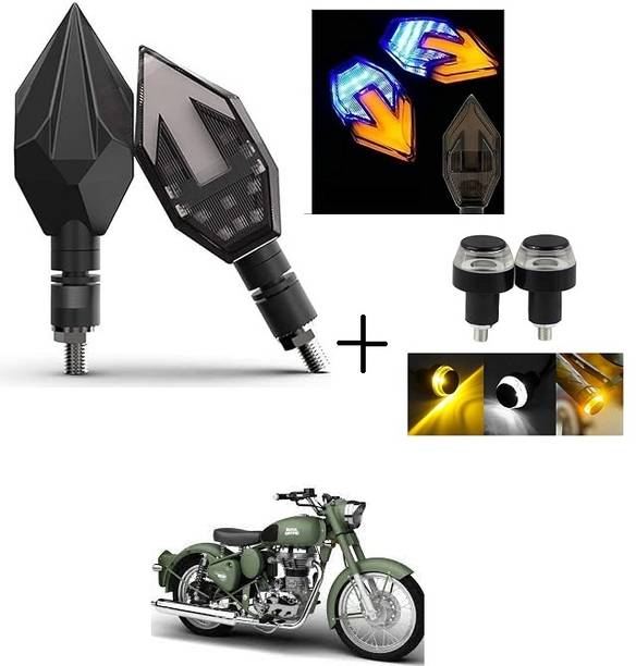 PECULIAR ZONE Front, Rear, Side LED Indicator Light for Bajaj, Hero, Honda, TVS, Suzuki, Universal For Bike Universal For Bike