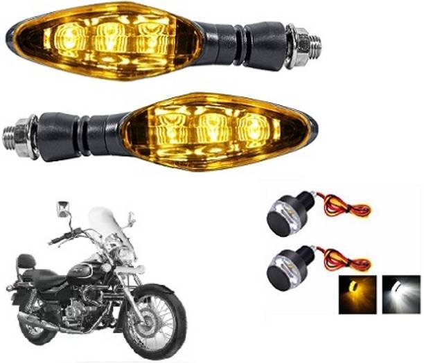 PECULIAR ZONE Front, Rear, Side LED Indicator Light for Bajaj, Hero, Honda, TVS, Suzuki, Universal For Bike Universal For Bike
