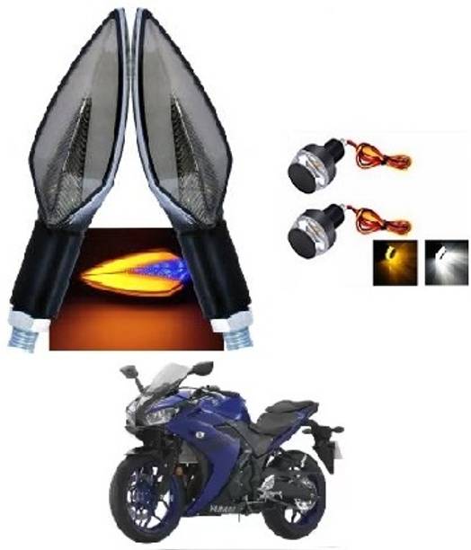 PECULIAR ZONE Front, Rear, Side LED Indicator Light for Bajaj, Hero, Honda, TVS, Suzuki, Universal For Bike Universal For Bike