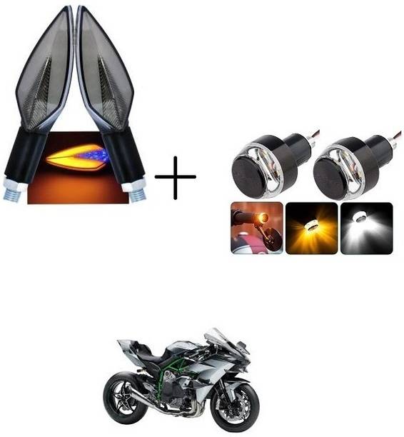 PECULIAR ZONE Front, Rear, Side LED Indicator Light for Bajaj, Hero, Honda, TVS, Suzuki, Universal For Bike Universal For Bike