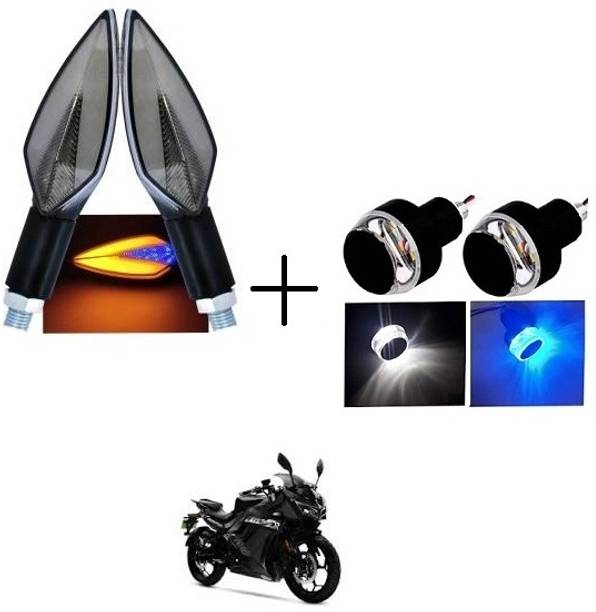 PECULIAR ZONE Front, Rear, Side LED Indicator Light for Bajaj, Hero, Honda, TVS, Suzuki, Universal For Bike Universal For Bike