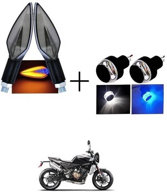 PECULIAR ZONE Front, Rear, Side LED Indicator Light for Bajaj, Hero, Honda, TVS, Suzuki, Universal For Bike Universal For Bike