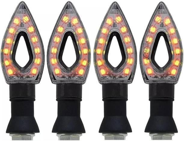 RHTDM Front, Rear LED Indicator Light for Bajaj, KTM, Hero, Honda 3 Series, 5 Series