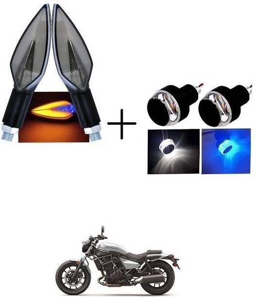 PECULIAR ZONE Front, Rear, Side LED Indicator Light for Bajaj, Hero, Honda, TVS, Suzuki, Universal For Bike Universal For Bike