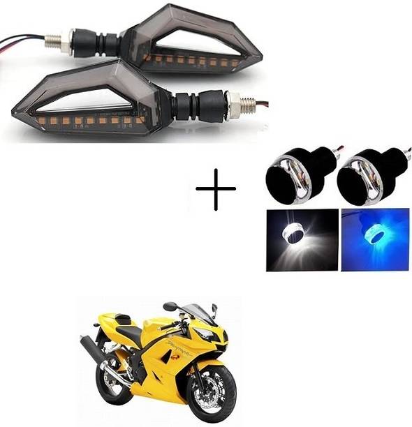 PECULIAR ZONE Front, Rear, Side LED Indicator Light for Bajaj, Hero, Honda, TVS, Suzuki, Universal For Bike Universal For Bike