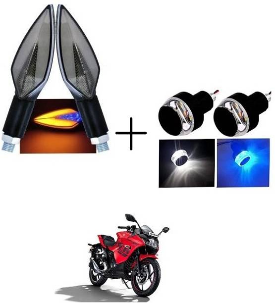 PECULIAR ZONE Front, Rear, Side LED Indicator Light for Bajaj, Hero, Honda, TVS, Suzuki, Universal For Bike Universal For Bike