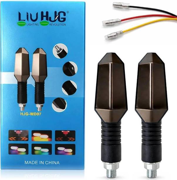 way2gmart Rear, Front LED Indicator Light for Universal For Bike Universal For Bike