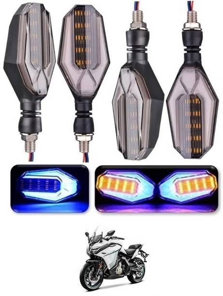 QUIRKY ZONE Front, Rear LED Indicator Light for Bajaj, Hero, Honda, TVS, Suzuki, Universal For Bike Universal For Bike
