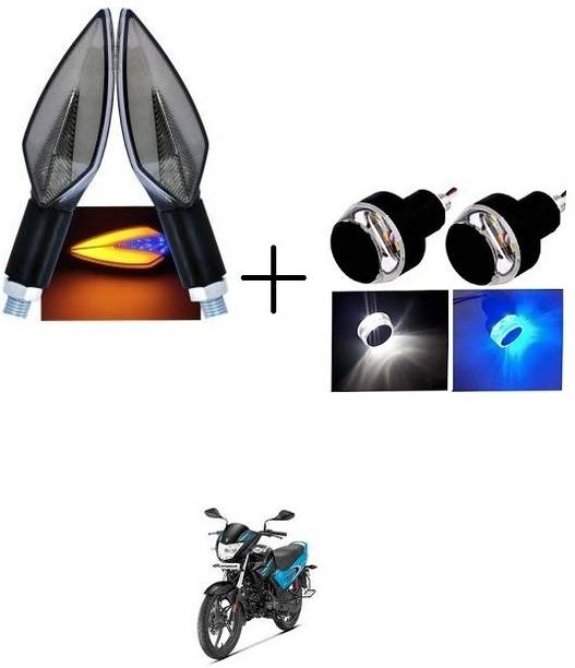 PECULIAR ZONE Front, Rear, Side LED Indicator Light for Bajaj, Hero, Honda, TVS, Suzuki, Universal For Bike Universal For Bike